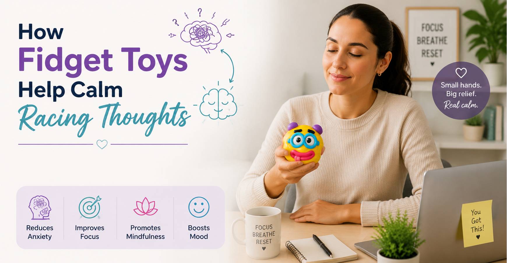 How Fidget Toys Help Calm Racing Thoughts