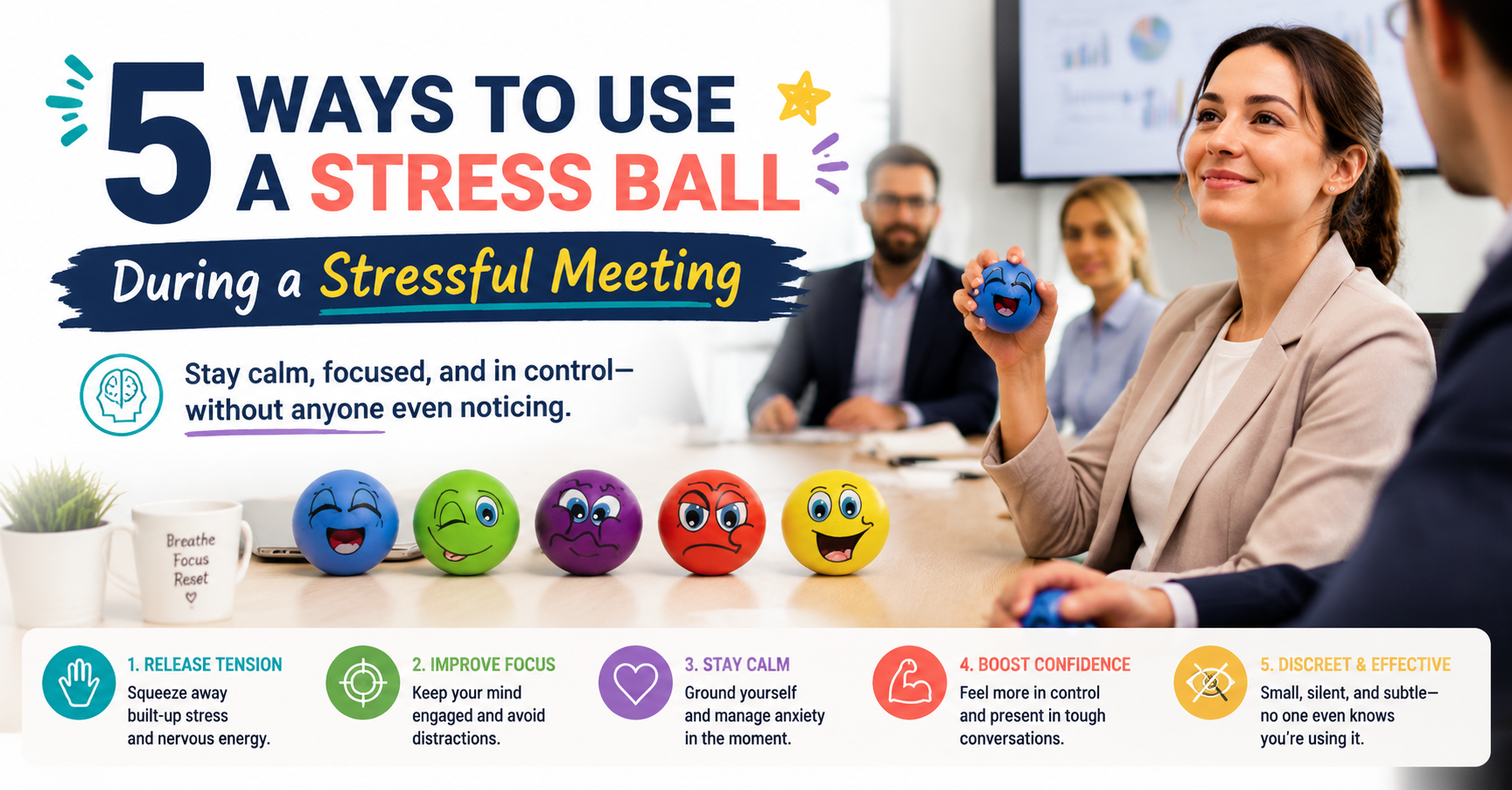 5 Ways to Use a Stress Ball During a Stressful Meeting