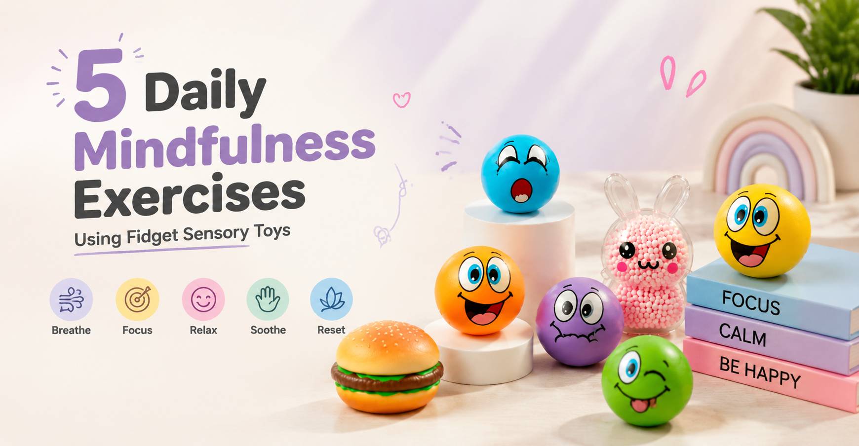 5 Daily Mindfulness Exercises Using Fidget Sensory Toys