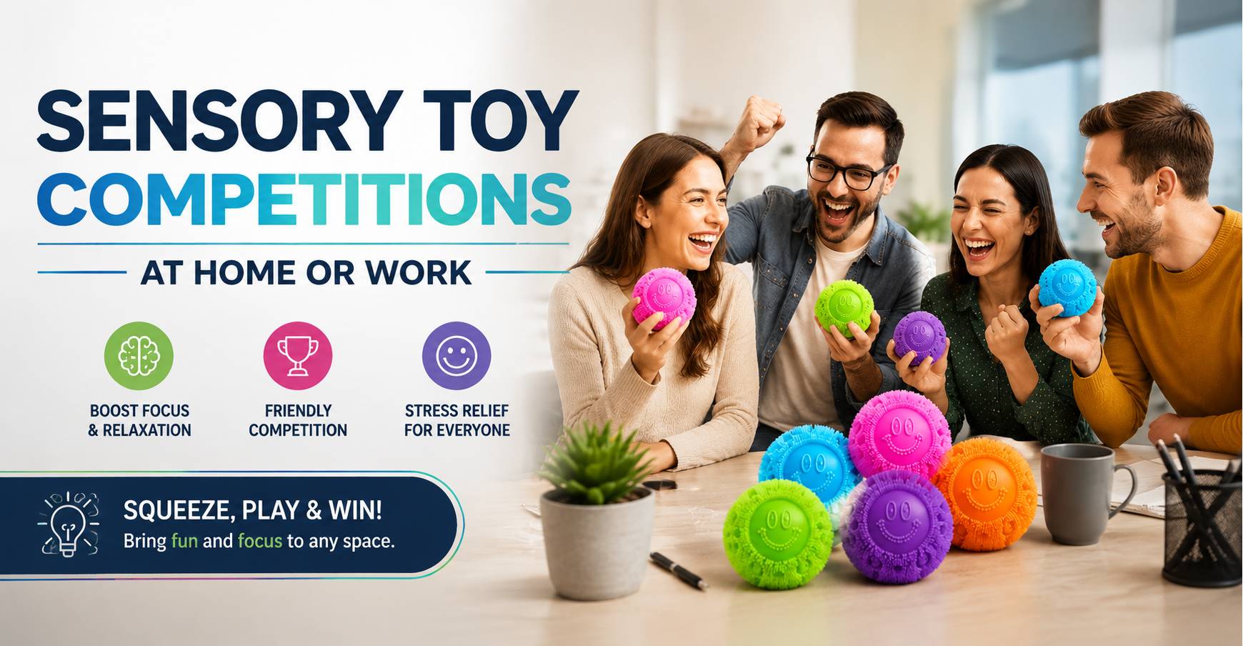 Sensory Toy Competitions at Home or Work