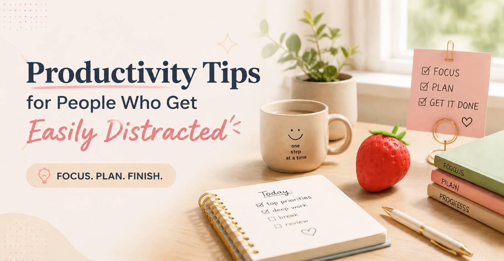 Productivity Tips for People Who Get Easily Distracted