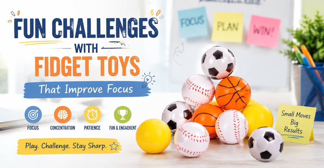 Fun Challenges With Fidget Toys That Improve Focus
