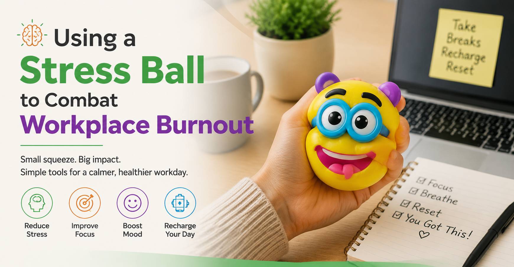Using a Stress Ball to Combat Workplace Burnout