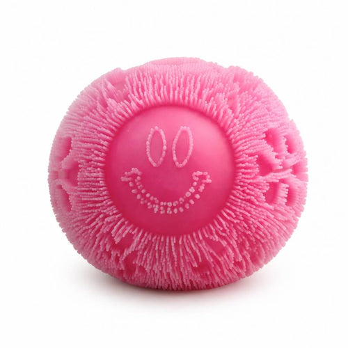TheMoodease | Colorful Smiley Face Fuzzy Stress Balls – Soft Plush Fidget Toys for Stress Relief & Anxiety Relief