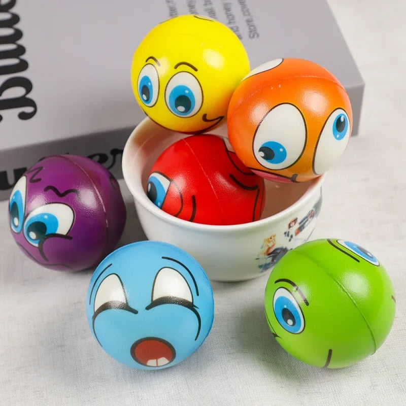 TheMoodease Calming Smiley Stress Balls Set