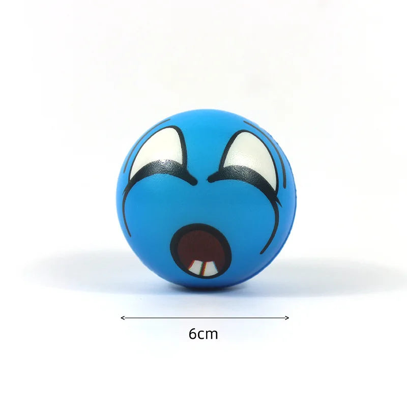 The diameter of TheMoodease Calming Smiley Blue Stress Ball 