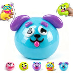 Blue emoji stress ball for stress relief