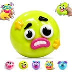 Green emoji stress ball for stress relief